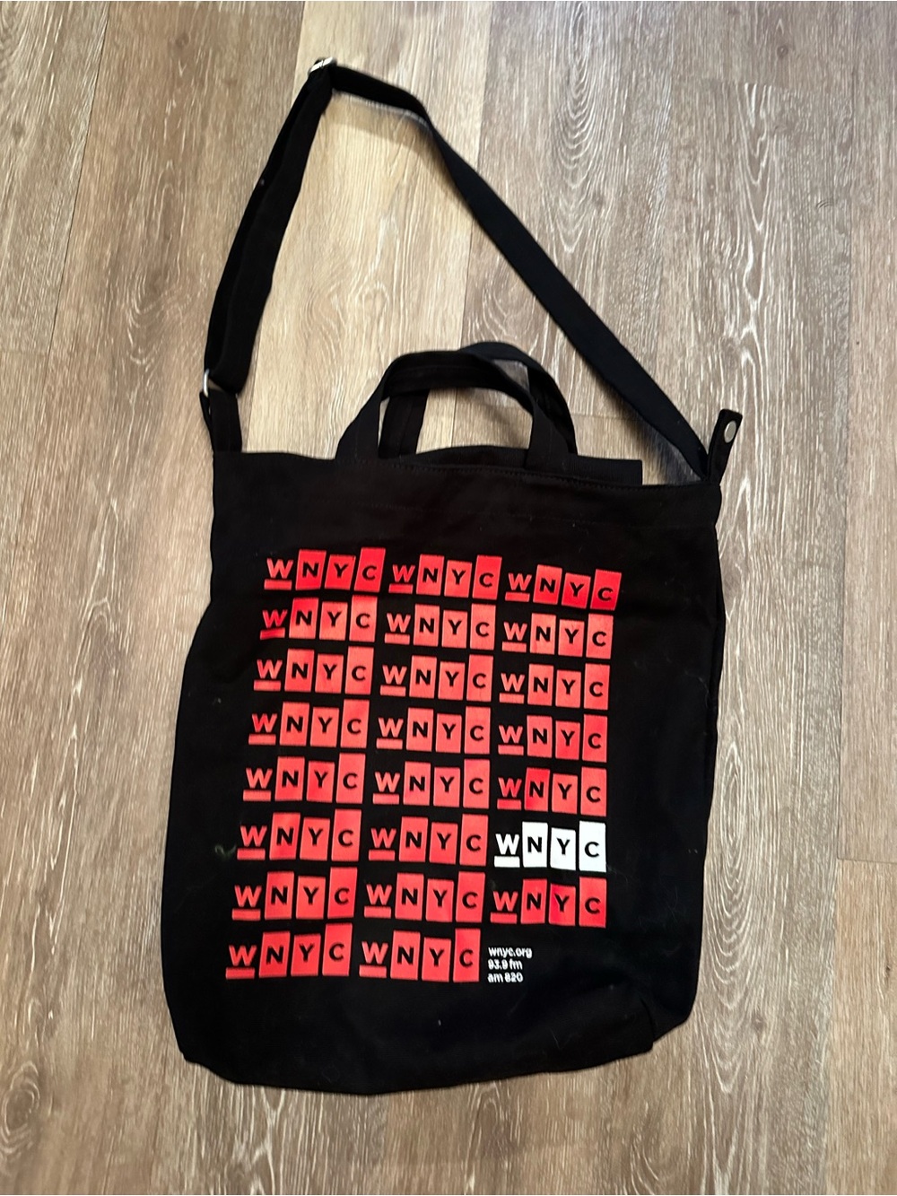 Baggu WNYC duck tote bag